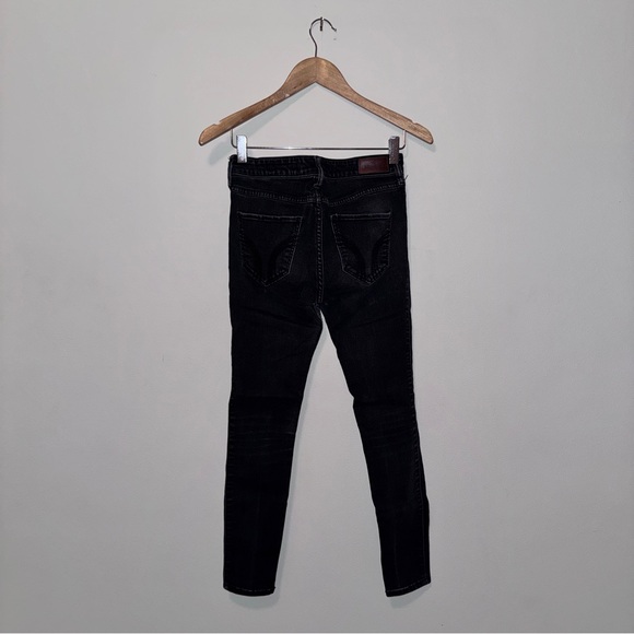 Women’s Hollister US 26 Mid-Rise Super Skinny Black Jeans Pants - Picture 2 of 12
